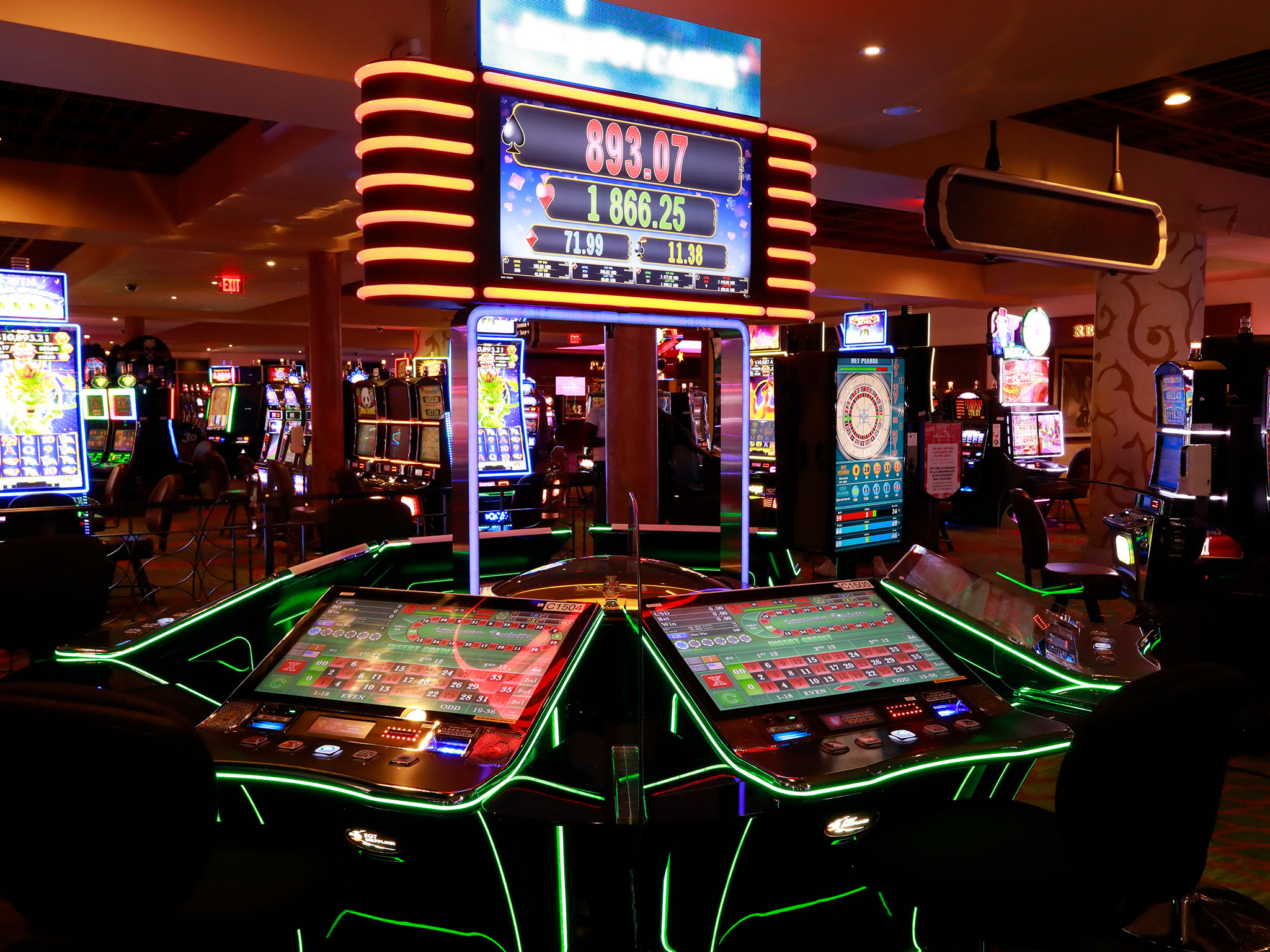 Electronic table games