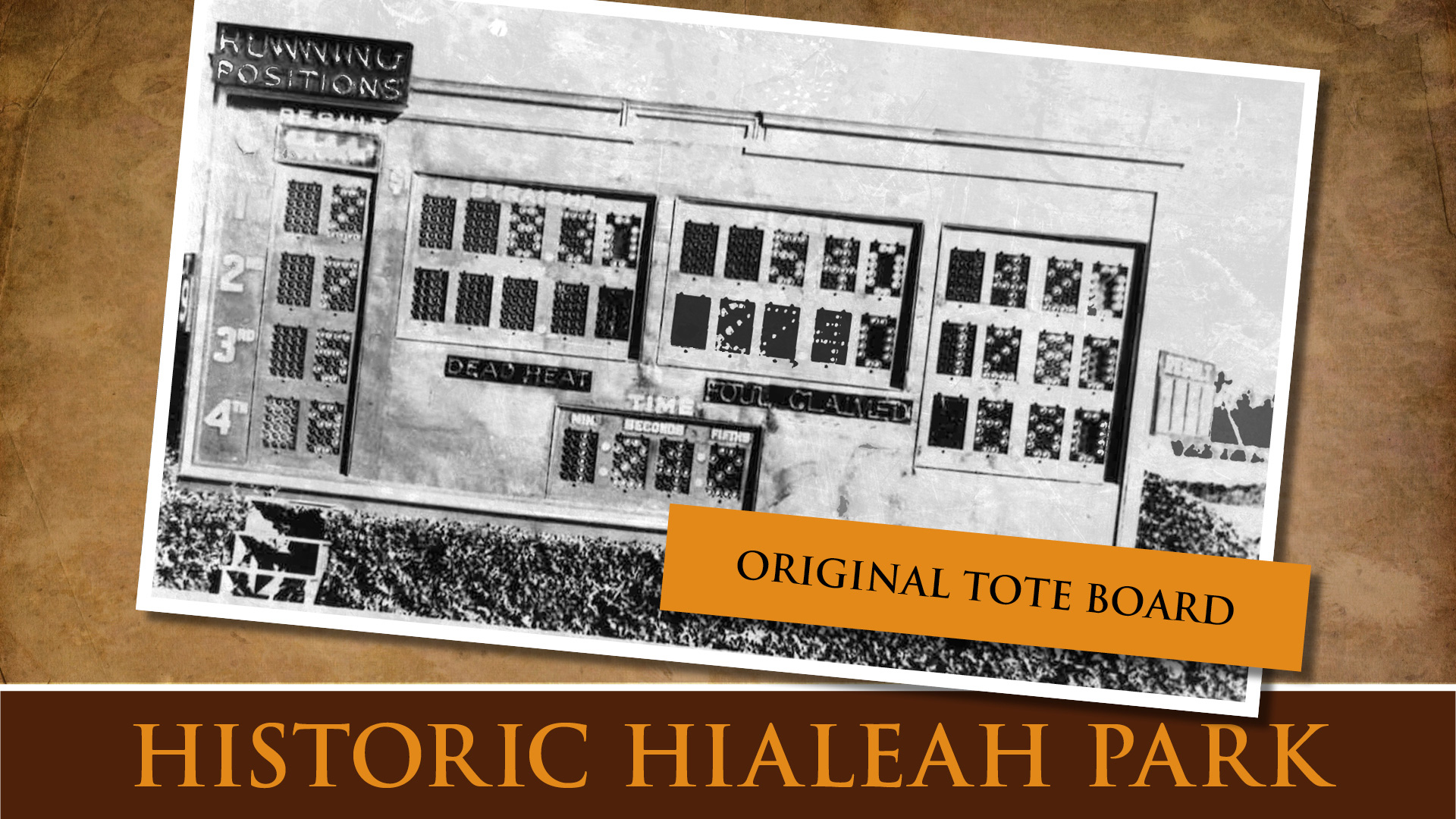Original tote board