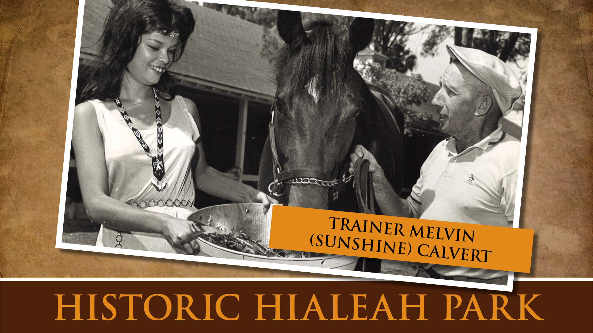 Trainer Melvin “Sunshine” Calvert