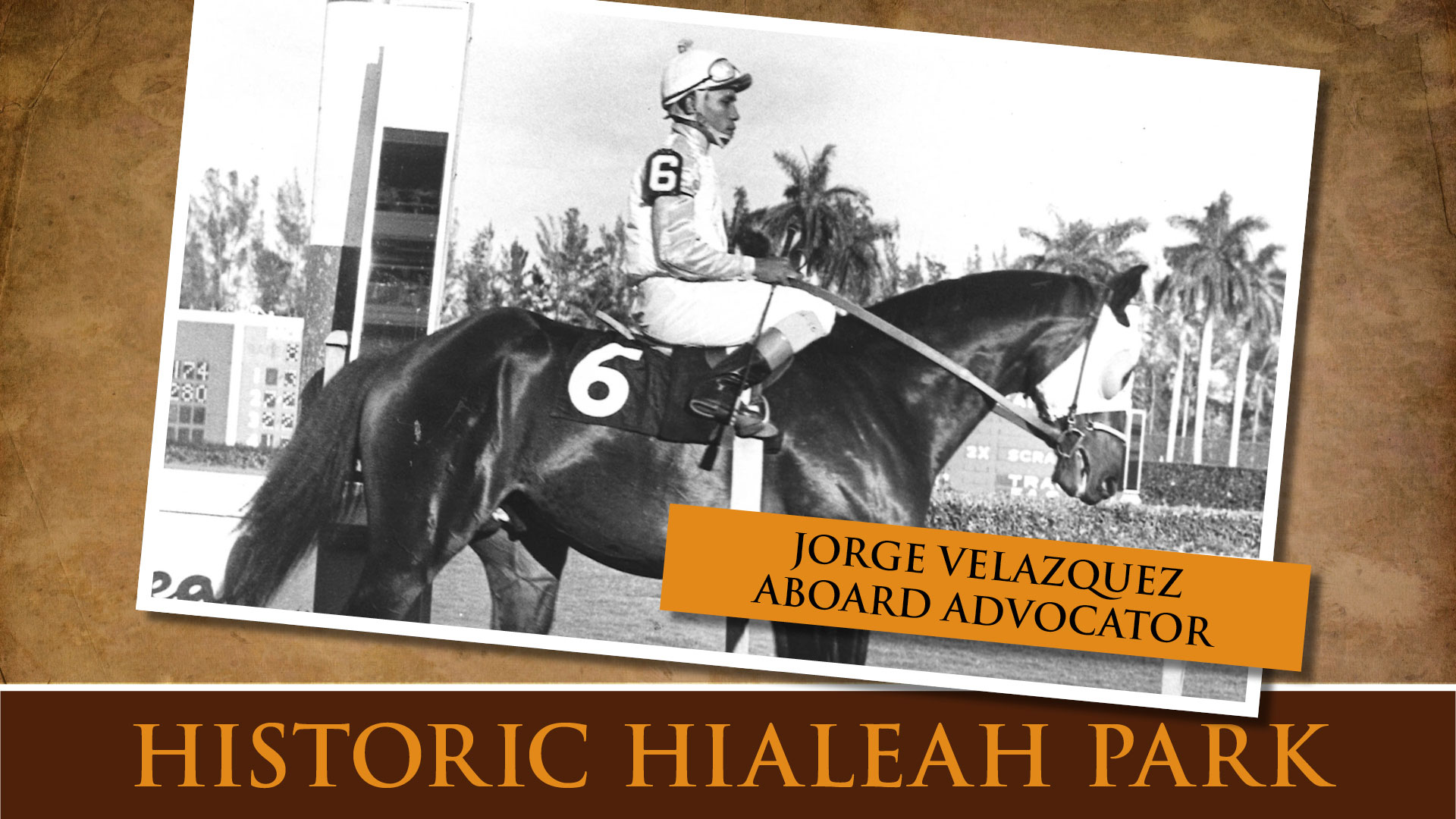 Jorge Velasquez aboard Advocator