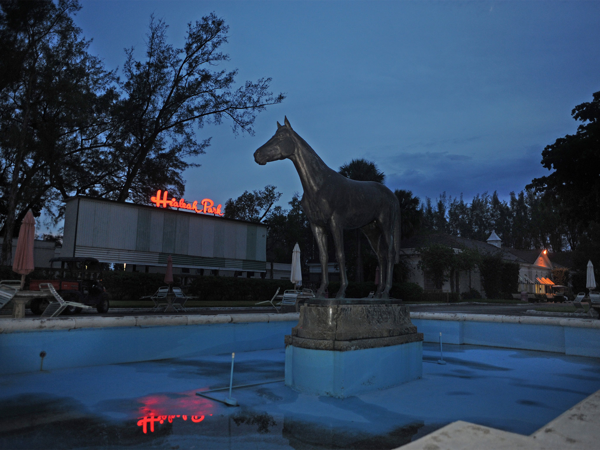 Horse fountain